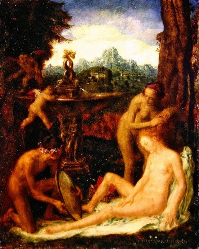 Venere alla sua toilette